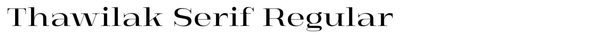 Thawilak Serif Regular image